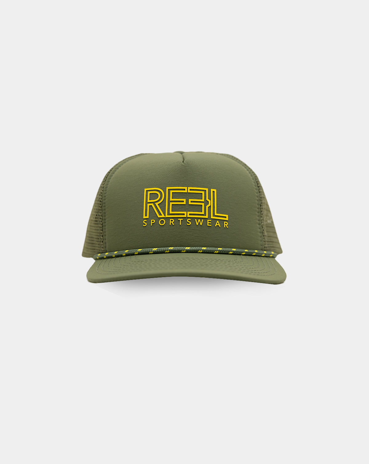 Hustler olive trucker cap - fishing hats