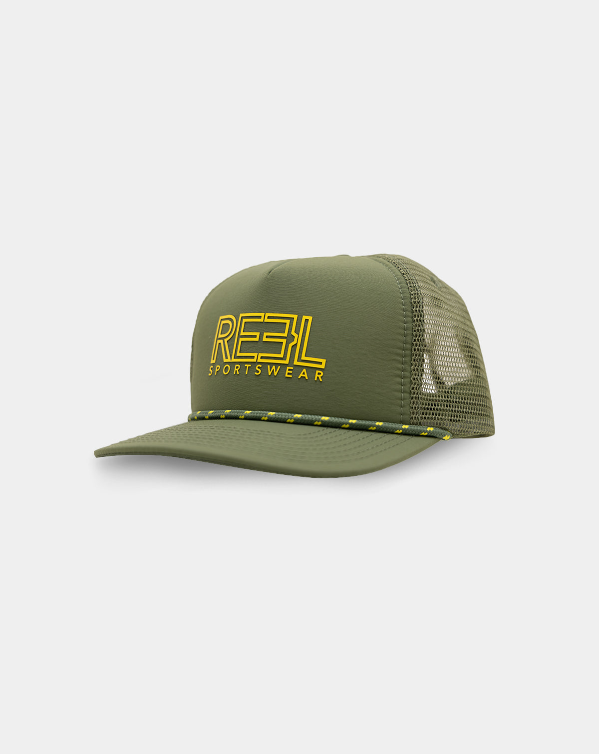 Hustler olive trucker cap - fishing hats