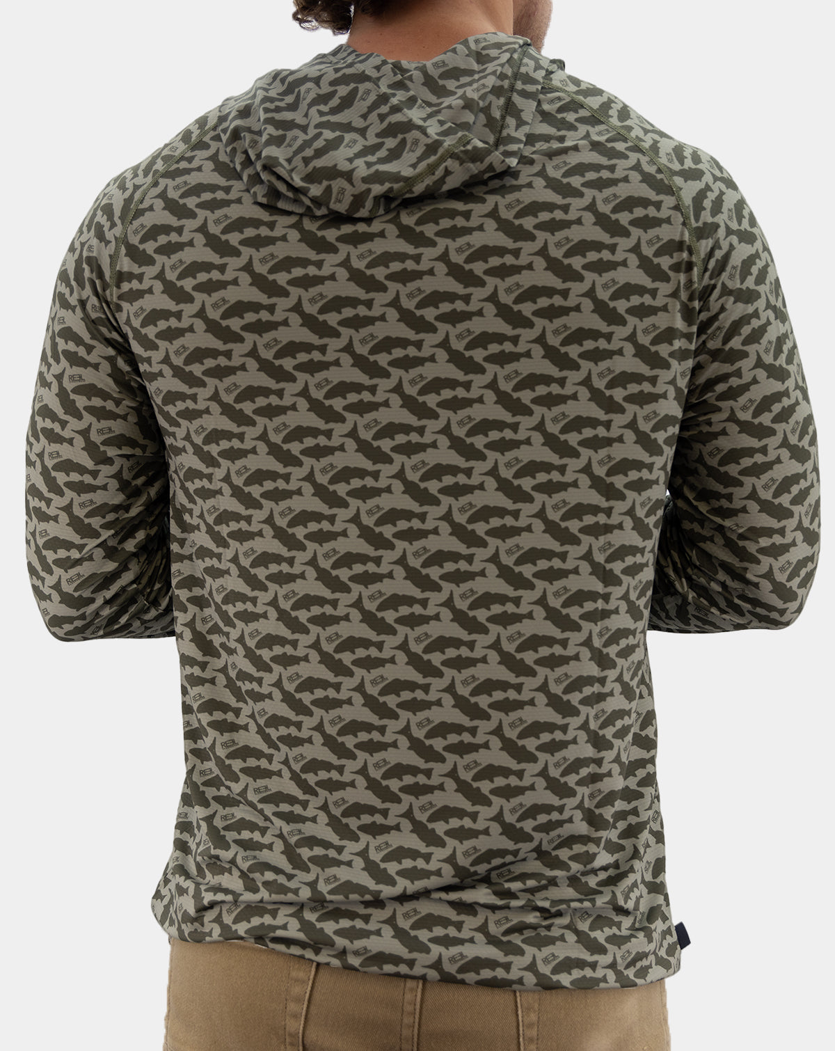 Species Men's Pro+ Technical performance Fishing Long Sleeve Hoody with front terminal Zipper pocket